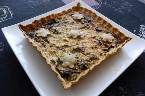 Quiche au vert de blettes - votre dieteticienne - valerie coureau Quiche au vert de blettes - votre dieteticienne - valerie coureau